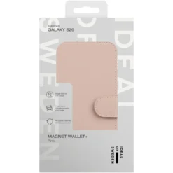 IDEAL OF SWEDEN Magnet Wallet+ - plånboksfodral till Galaxy S26 Pink