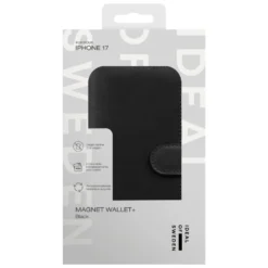 IDEAL OF SWEDEN Magnet Wallet+ - plånboksfodral till iPhone 17 Black