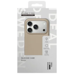 IDEAL OF SWEDEN Silicone MagSafe Case – mobilskal till iPhone 17 Pro Perfect Beige