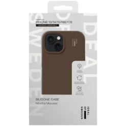 IDEAL OF SWEDEN Silicone MagSafe Case – mobilskal till iPhone 13, 14, 15, 16e och 17e Mocha Mousse