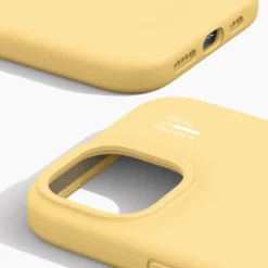 IDEAL OF SWEDEN Silicone MagSafe Case – mobilskal till iPhone 13, 14, 15, 16e och 17e Soft Lemon