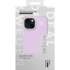 IDEAL OF SWEDEN Silicone MagSafe Case – mobilskal till iPhone 13, 14, 15, 16e och 17e Lavender Milk