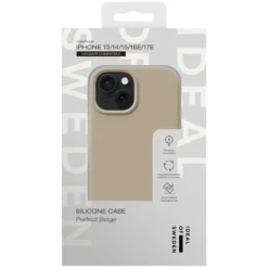 IDEAL OF SWEDEN Silicone MagSafe Case – mobilskal till iPhone 13, 14, 15, 16e och 17e Perfect Beige