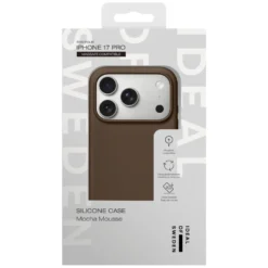 IDEAL OF SWEDEN Silicone MagSafe Case – mobilskal till iPhone 17 Pro Mocha Mousse