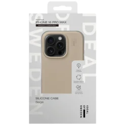 IDEAL OF SWEDEN Silicone MagSafe Case – mobilskal till iPhone 16 Pro Perfect Beige