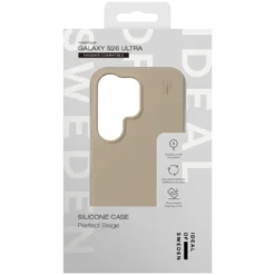 IDEAL OF SWEDEN Silicone MagSafe Case – mobilskal till Galaxy S26 Ultra Perfect Beige