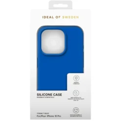 IDEAL OF SWEDEN Silikonskal för iPhone 15 Pro Cobalt Blue