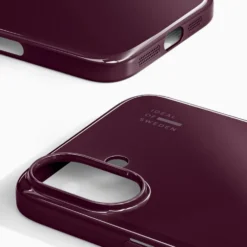 IDEAL OF SWEDEN Slim MagSafe Case – mobilskal till iPhone 16 Glossy Cherry