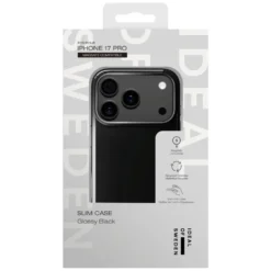IDEAL OF SWEDEN Slim MagSafe Case – mobilskal till iPhone 17 Pro Glossy Black