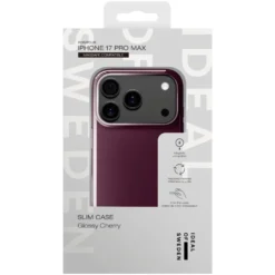 IDEAL OF SWEDEN Slim MagSafe Case – mobilskal till iPhone 17 Pro Max Glossy Cherry