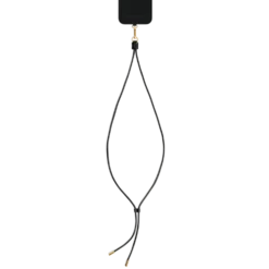 IDEAL OF SWEDEN Vegan Leather Phone Strap Svart