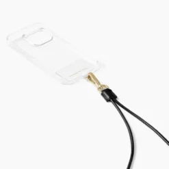 IDEAL OF SWEDEN Vegan Leather Phone Strap Svart