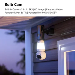 Imou Bulb Cam – LED-lampa med övervakningskamera