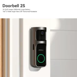 Imou Doorbell 2S 2K Trådlös videodörrklocka med ringklocka