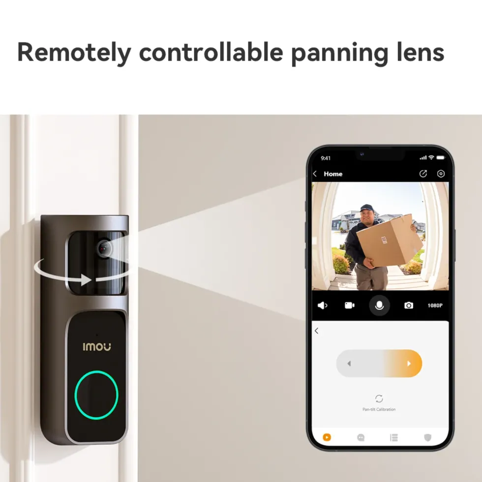 Imou Doorbell 2S 2K Trådlös videodörrklocka med ringklocka