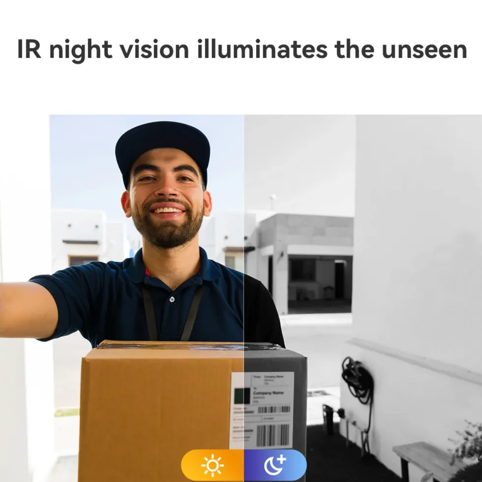 Imou Doorbell 2S 2K Trådlös videodörrklocka med ringklocka