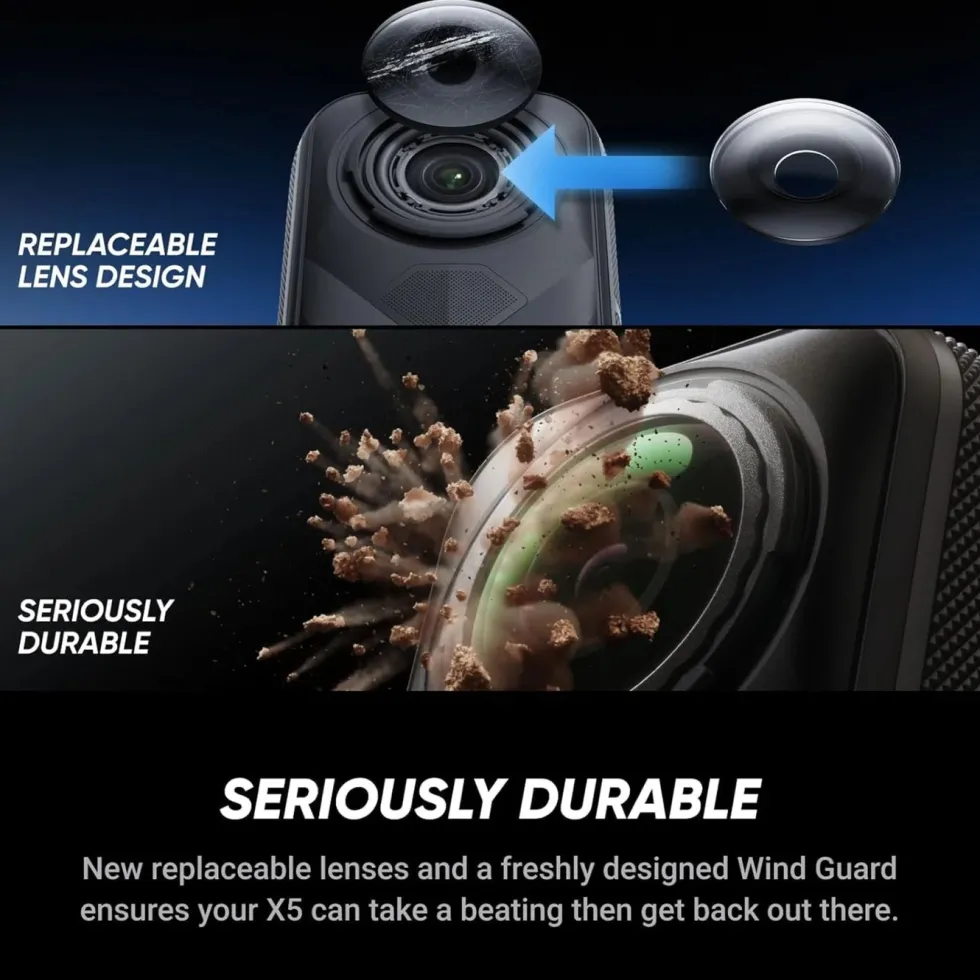 Insta360 X5 Essentials Bundle – actionkamera med 360°-video
