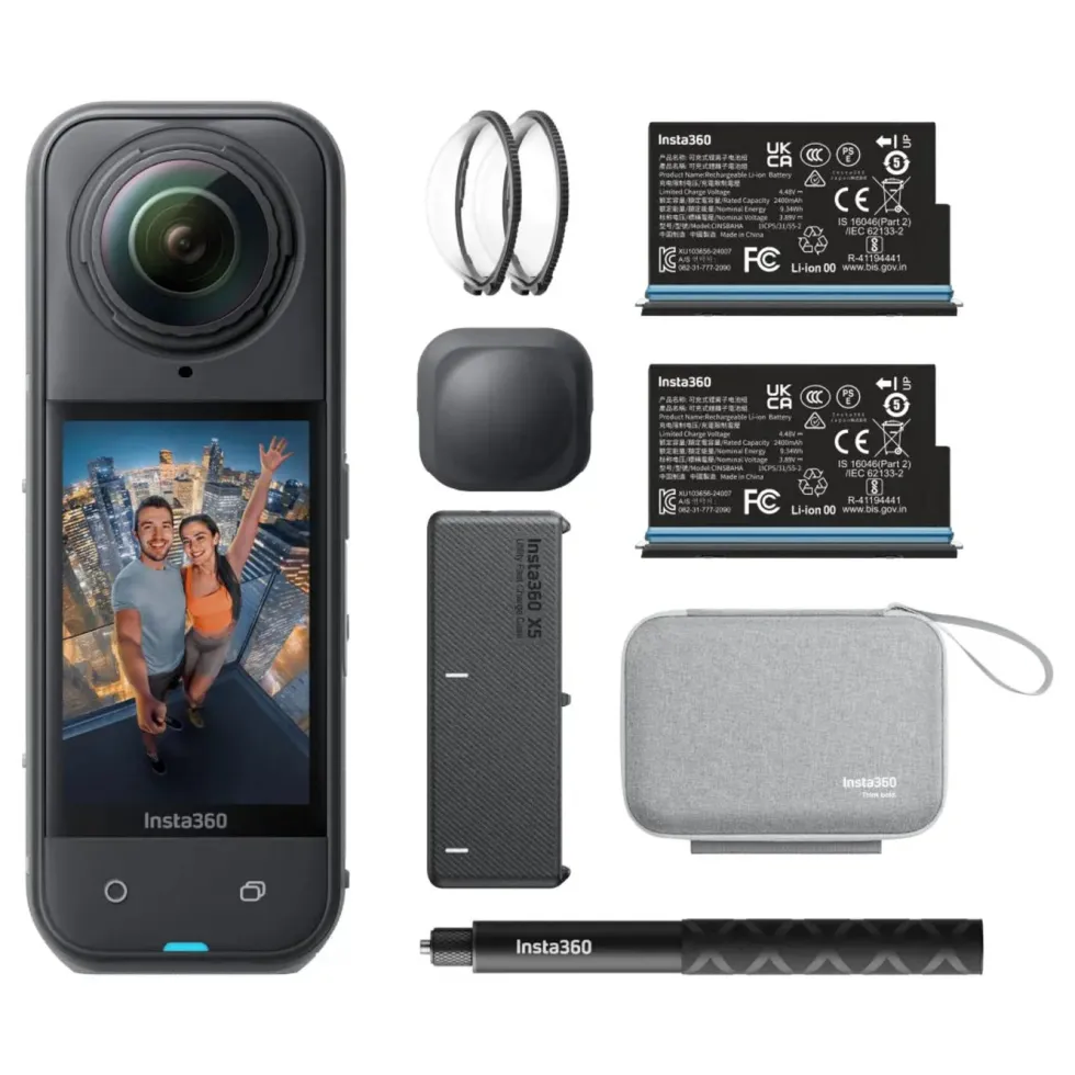 Insta360 X5 Essentials Bundle – actionkamera med 360°-video