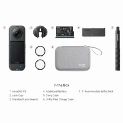 Insta360 X5 Essentials Bundle – actionkamera med 360°-video