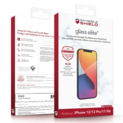 Invisible Shield Glass Elite + Skärmskydd för iPhone 12 och 12 Pro