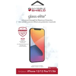 Invisible Shield Glass Elite + Skärmskydd för iPhone 12 och 12 Pro