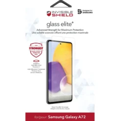 Invisible Shield Glass Elite + Skärmskydd för Galaxy A72