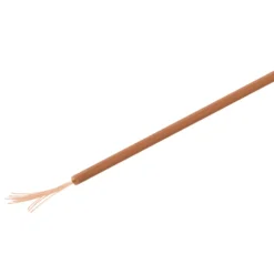 Isolerad kopplingstråd 0,14 mm² Brun