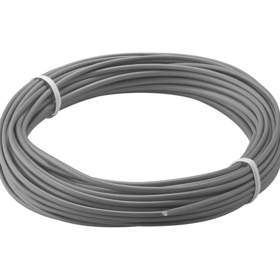 Isolerad kopplingstråd 0,14 mm² Grå
