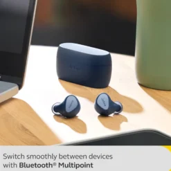 Jabra Elite 4 Trådlösa hörlurar Navy