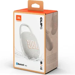 JBL Clip 5 Portabel Bluetooth-högtalare Vit