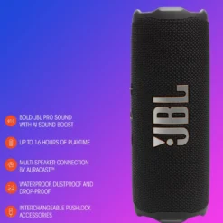 JBL Flip 7 Portabel trådlös högtalare Svart