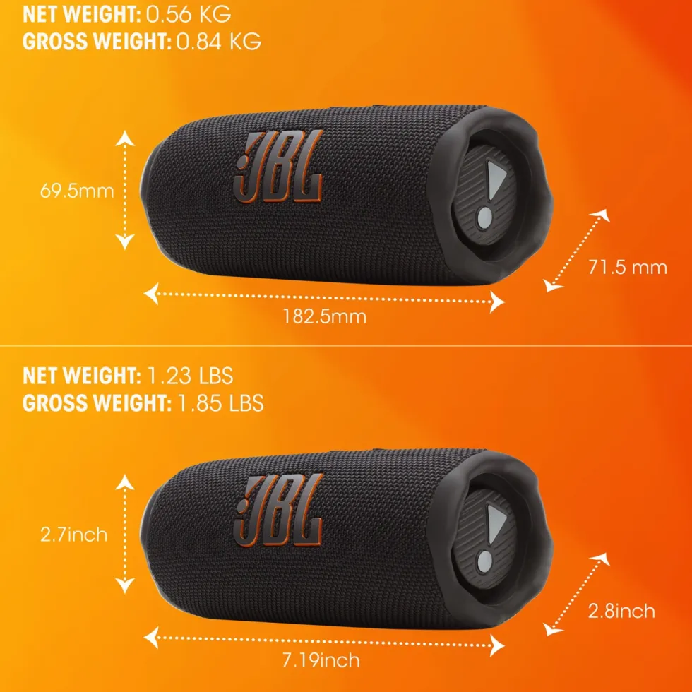 JBL Flip 7 Portabel trådlös högtalare Svart