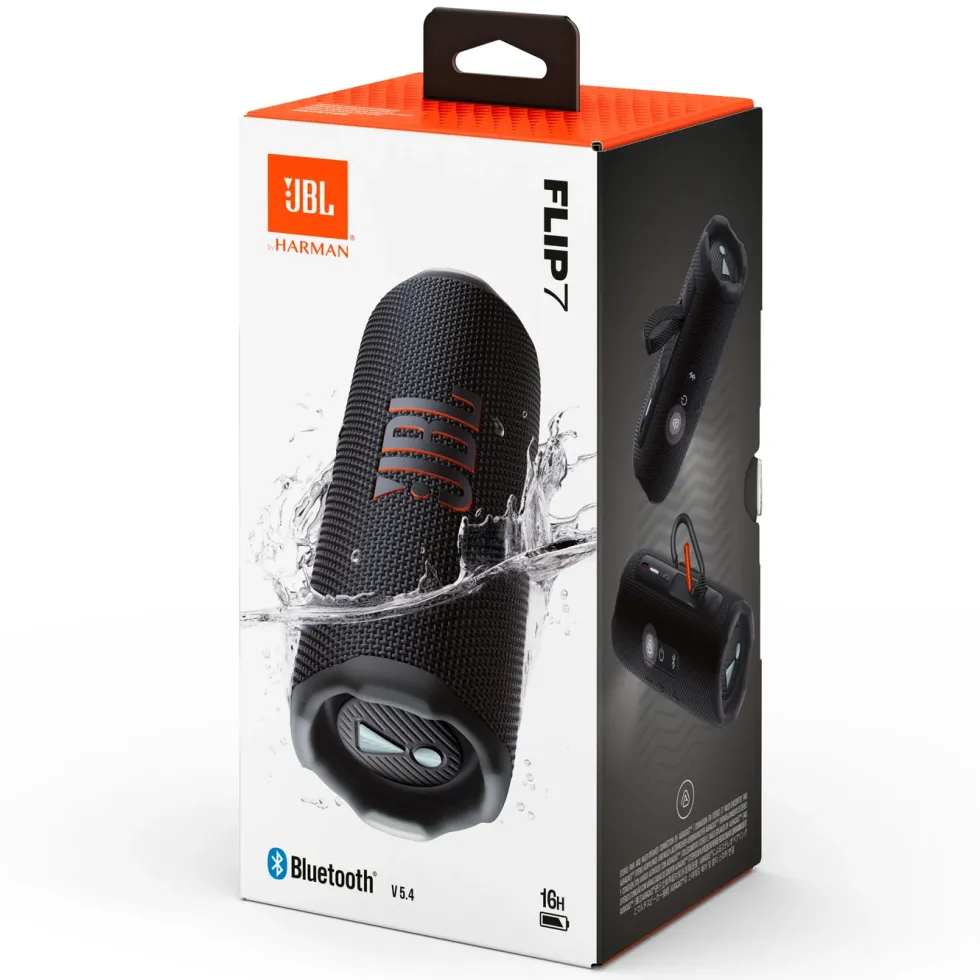 JBL Flip 7 Portabel trådlös högtalare Svart