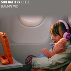 JBL JR320BT Trådlösa hörlurar med volymbegränsning Lila