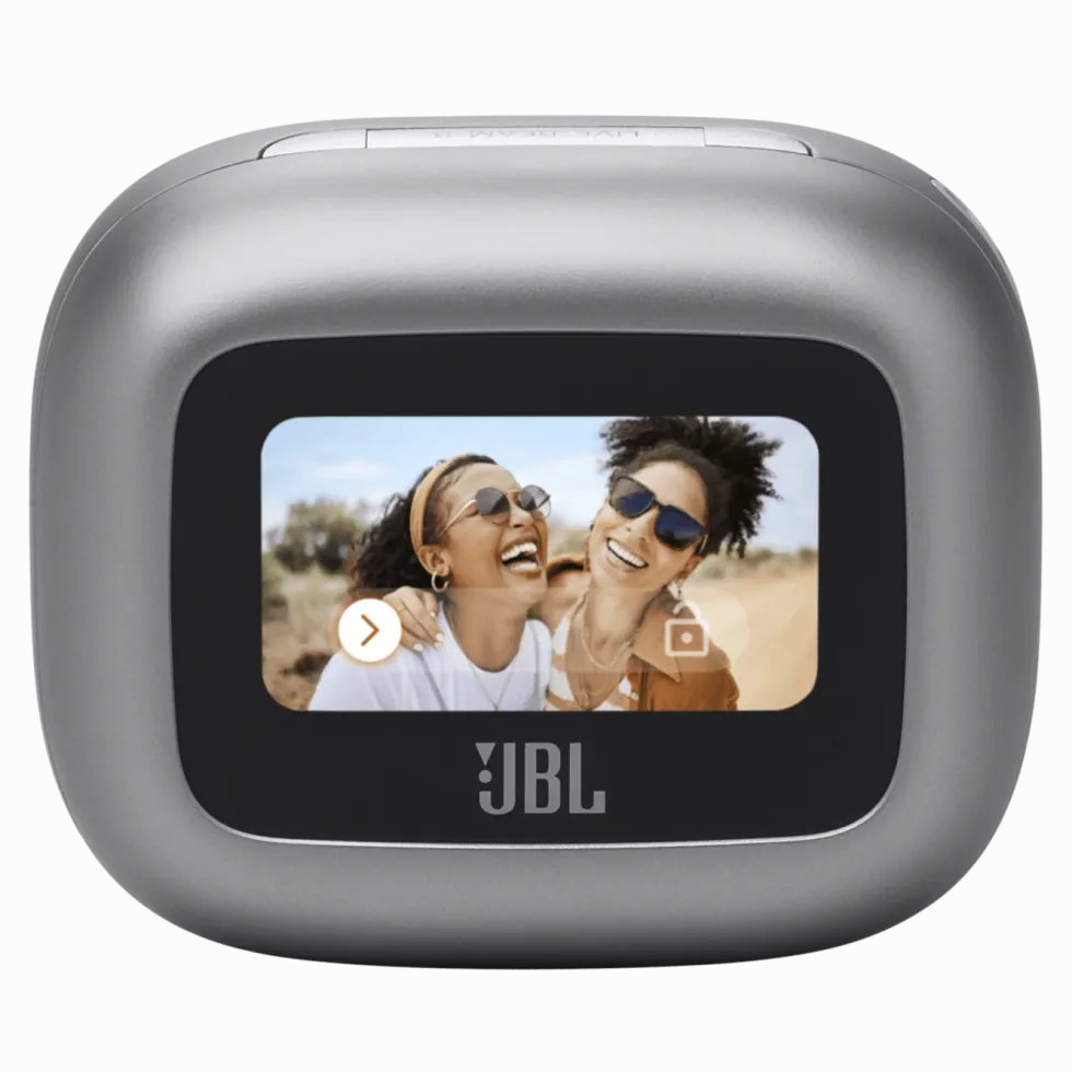 JBL Live Beam 3 Trådlösa hörlurar Silverfärgad