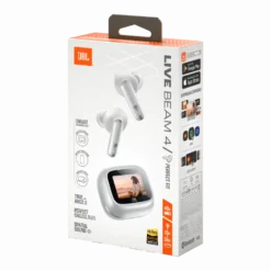 JBL Live Beam 4 trådlösa in-ear-hörlurar Silver