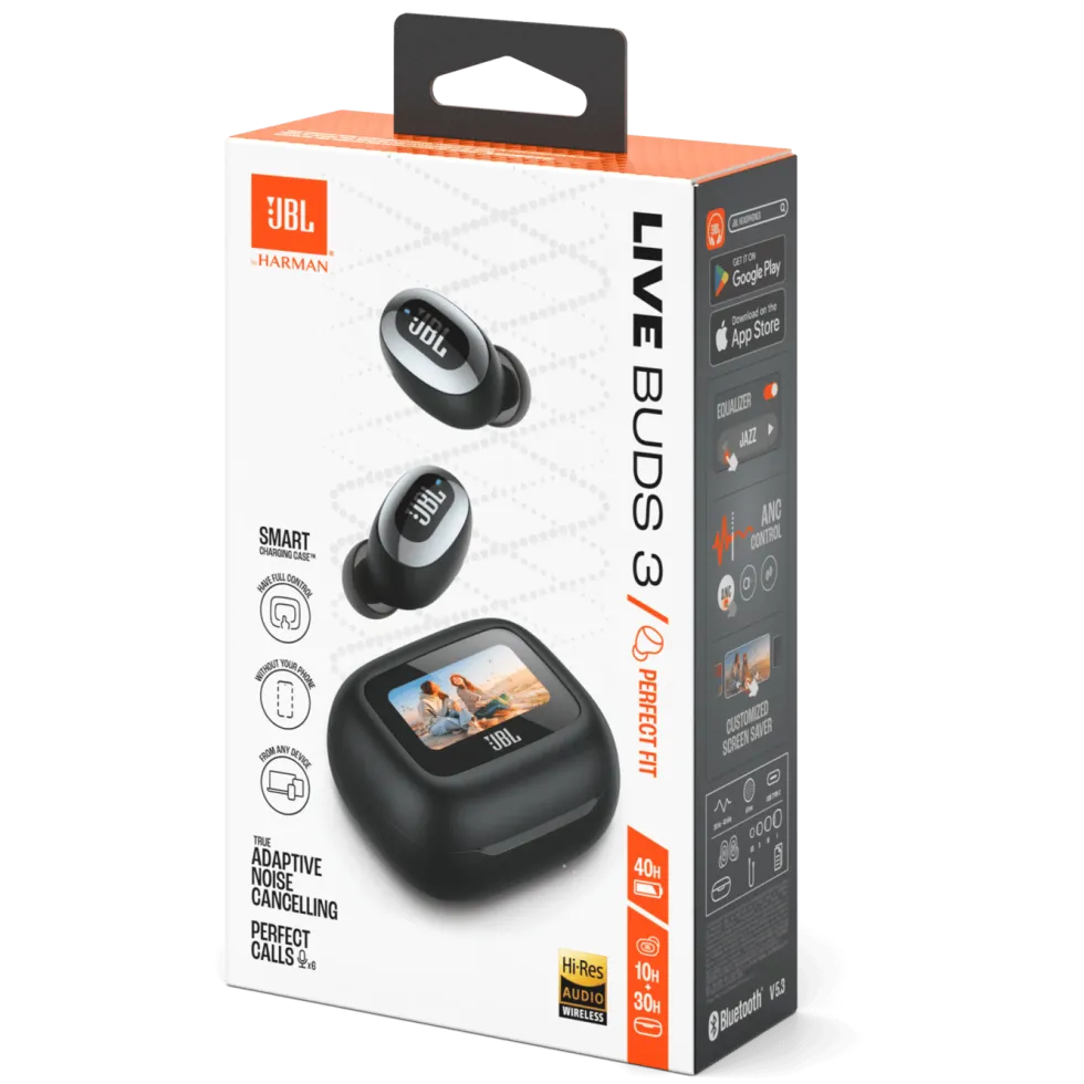 JBL Live Buds 3 Trådlösa hörlurar Svart