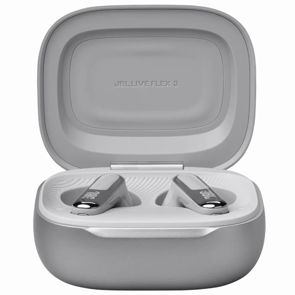 JBL Live Flex 3 Trådlösa hörlurar Silverfärgad