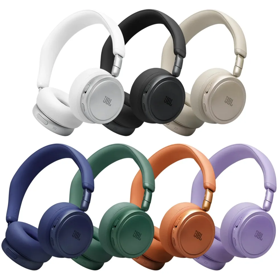 JBL Live 680NC trådlösa on-ear-hörlurar Champagne