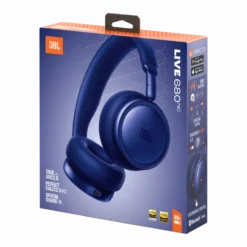 JBL Live 680NC trådlösa on-ear-hörlurar Blå
