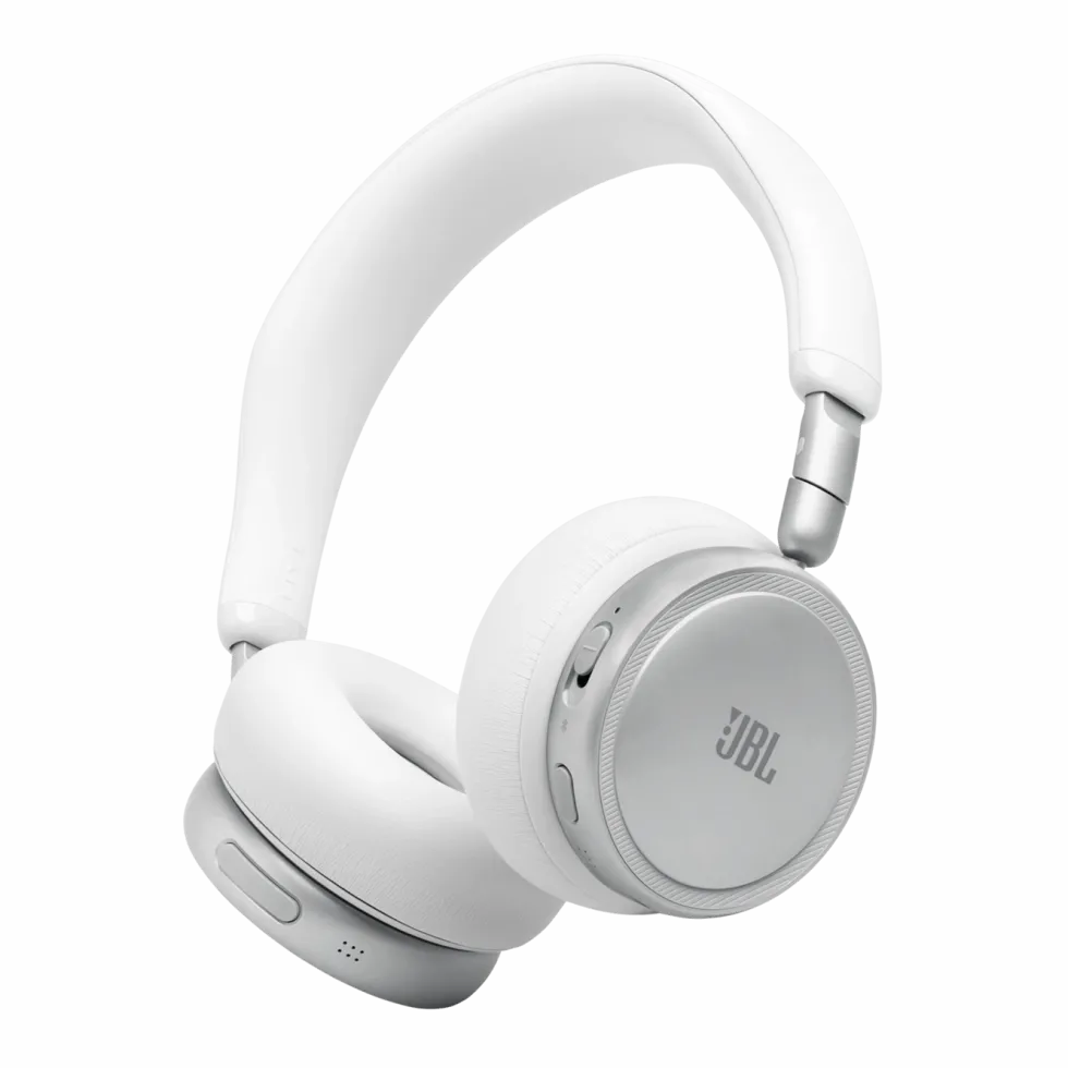 JBL Live 680NC trådlösa on-ear-hörlurar White