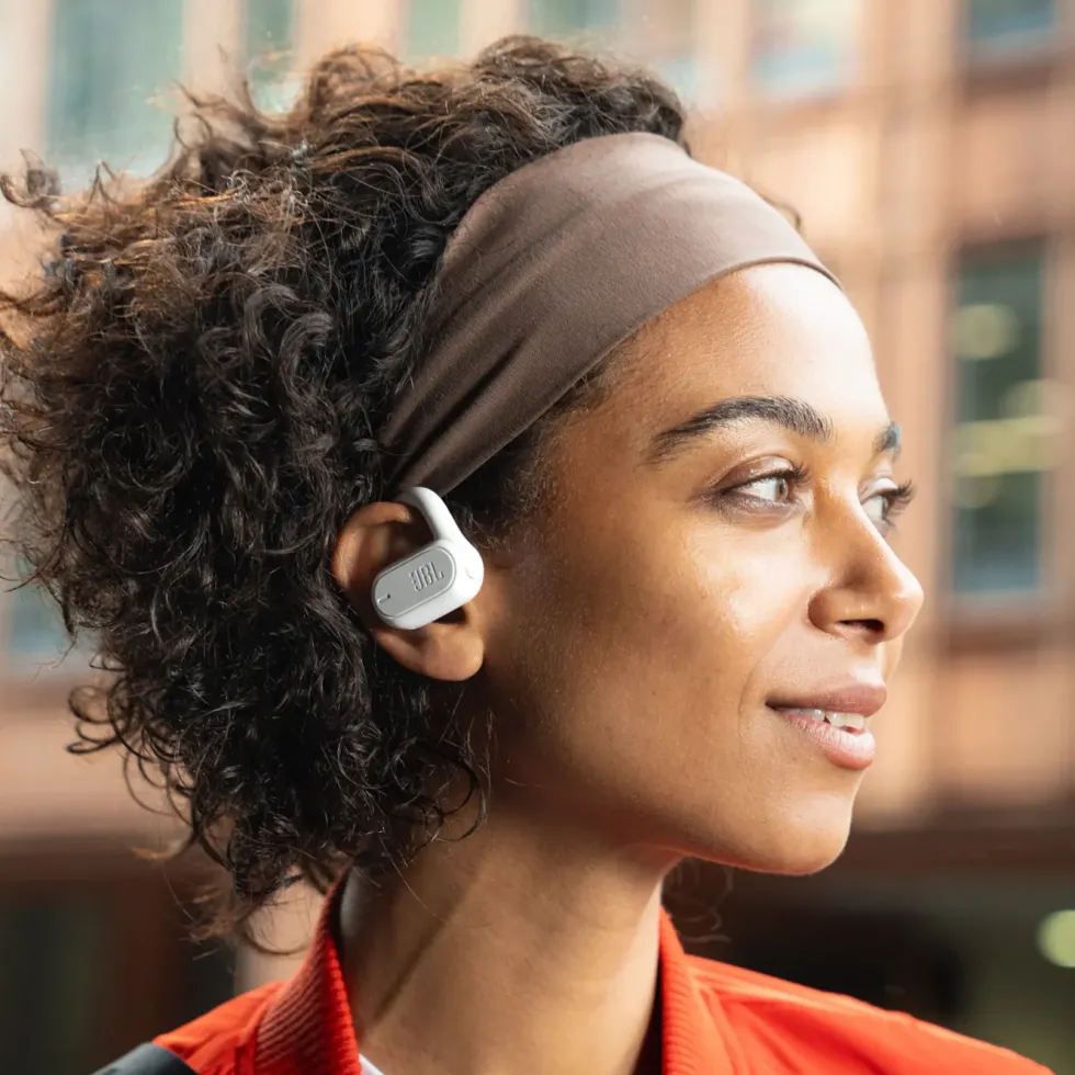 JBL Soundgear Sense trådlösa open-ear-hörlurar Vit