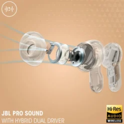 JBL Tour Pro 3 trådlösa in-ear-hörlurar Blå