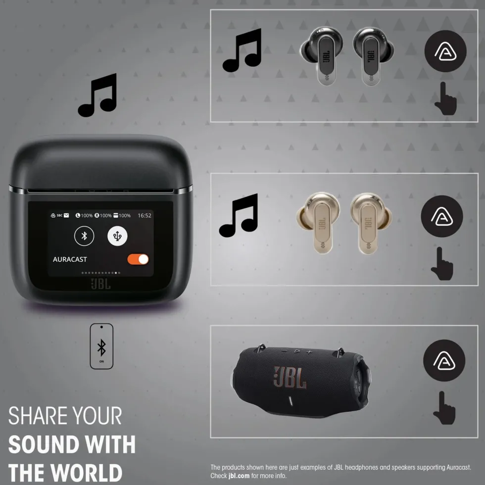 JBL Tour Pro 3 trådlösa in-ear-hörlurar Blå