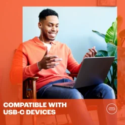JBL Tune 310C Hörlurar med USB-C Vit