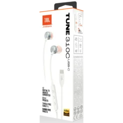 JBL Tune 310C Hörlurar med USB-C Vit
