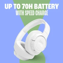 JBL Tune 770NC Trådlösa hörlurar Vit