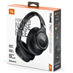 JBL Tune 780NC Trådlösa over-ear-hörlurar med aktiv brusreducering Svart