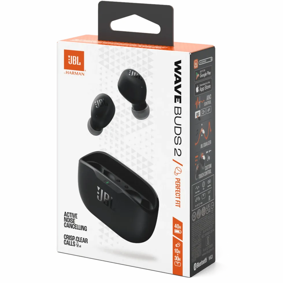 JBL Wave Buds 2 Svart
