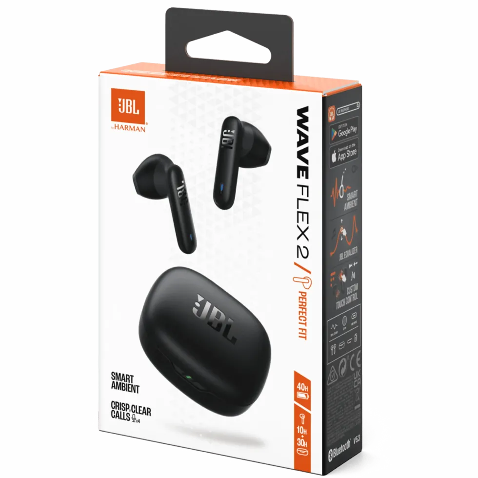 JBL Wave Flex 2 Svart